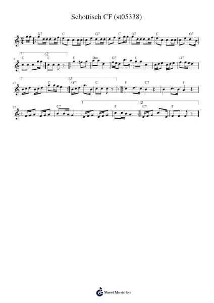 Schottisch CF (st05338) 乐谱由 Vincent Whitney - 编曲 Bingpiers Georlance