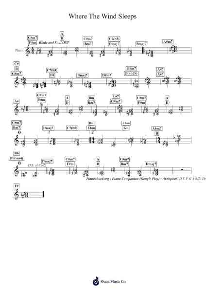Where The Wind Sleeps 樂譜由 Darth Messor - 編曲 Houscar Moulwat