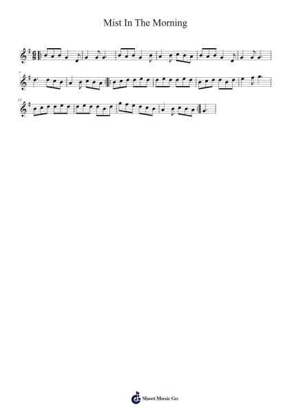 Mist In The Morning Sheet Music by undefined-Arr.Bardries Popelroy