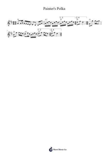 Painter's Polka Sheet Music by Energyaria-Arr.Subill