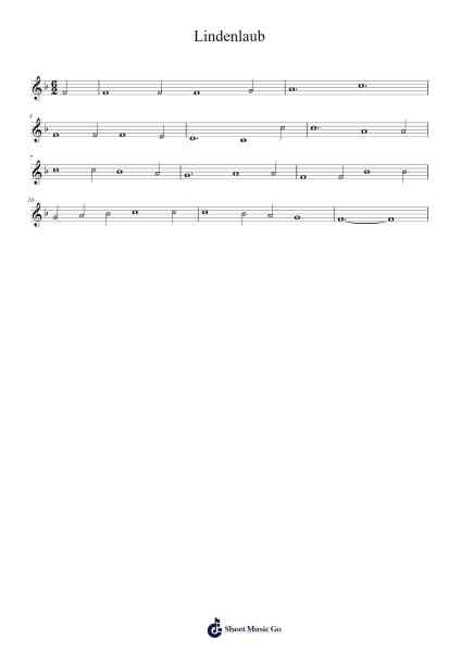 Lindenlaub Sheet Music by undefined-Arr.Cherlian Zimreed