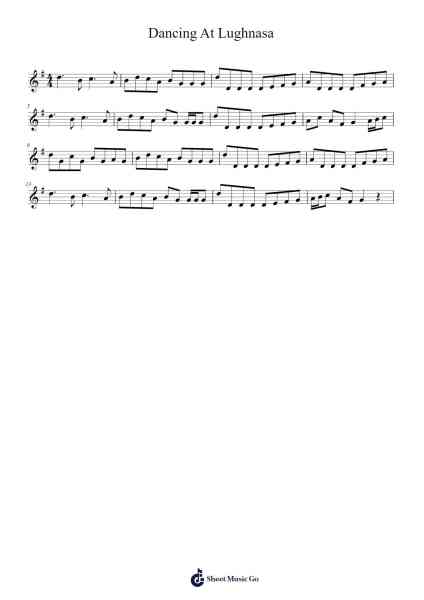 Dancing At Lughnasa 楽譜 by f0lk-Arr.Brobraith Zeyer