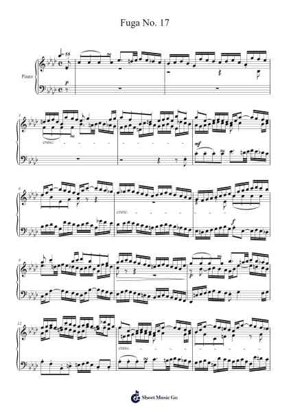Fuga No. 17 Sheet Music by William Yoon-Arr.Rooryl Petnoel