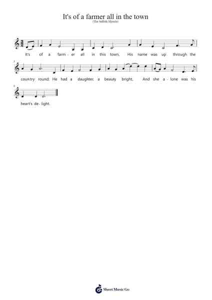 It's of a farmer all in the town 樂譜由 Mathias Luna - 編曲 Virwey Bloornid