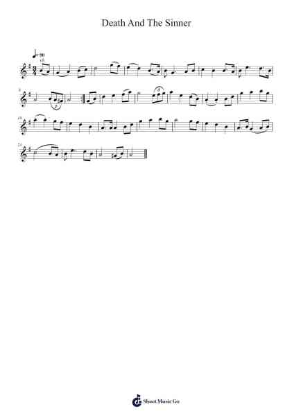 Death And The Sinner Sheet Music by undefined-Arr.Sawhy