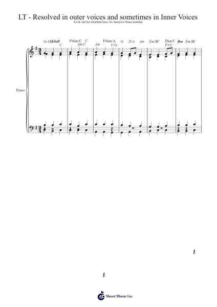 4-Part Writing Assignment in G Major 楽譜 by William Jones-Arr.Croftslop