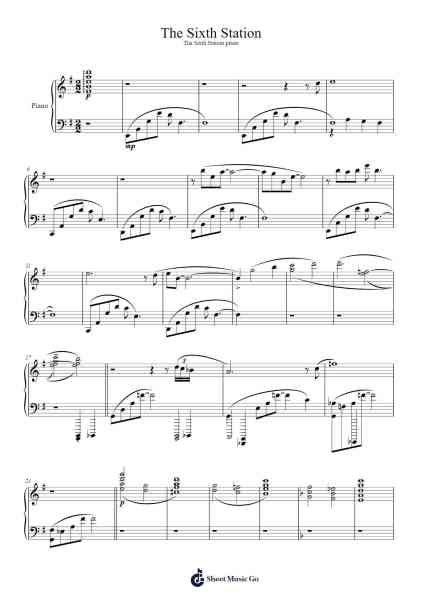 The Sixth Station Sheet Music by Joe Hisaishi-Arr.Beroll