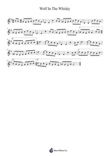 Wolf In The Whisky 樂譜由 f0lk - 編曲 Eipsgold Maudman