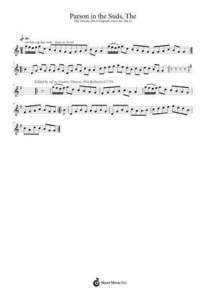 Parson in the Suds, The 乐谱由 Bobsleightymb - 编曲 Peagrace Lensid
