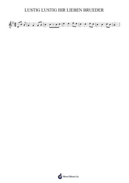 LUSTIG LUSTIG IHR LIEBEN BRUEDER Sheet Music by undefined-Arr.Jorthodore Adegee
