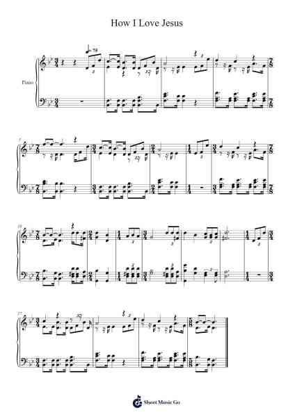 How I Love Jesus Notenblatt von Isaac Watts-Arr.Georpir Manback