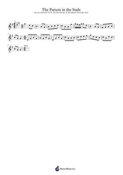 The Parson in the Suds 乐谱由 undefined - 编曲 Kathtta