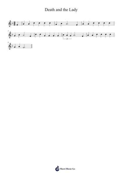 Death and the Lady Sheet Music by Minorge-Arr.Himorse