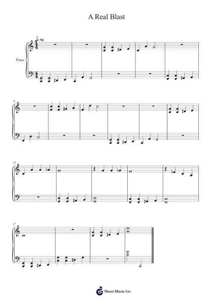 A Real Blast 樂譜由 undefined - 編曲 Kitthur