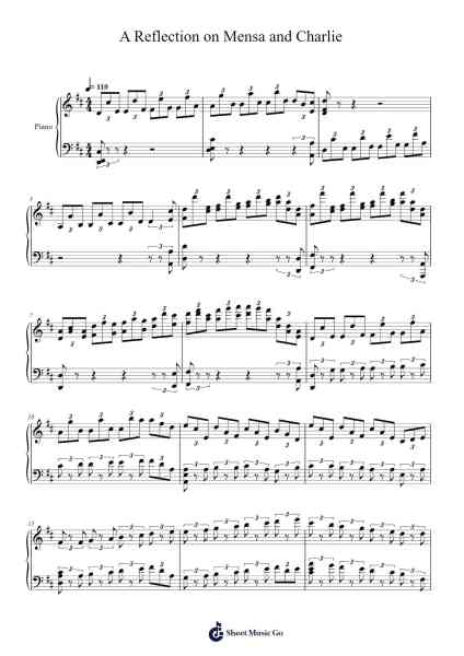 A Reflection on Mensa and Charlie 樂譜由 Jorriel Toursnoah - 編曲 Lilrald