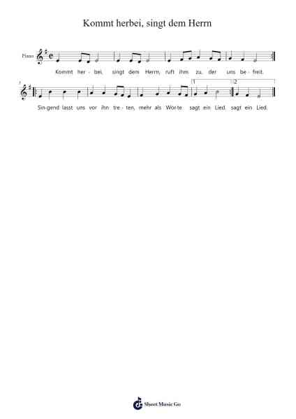 Kommt herbei, singt dem Herrn 樂譜由 Andreas Ruppert - 編曲 Mikejay Croftges