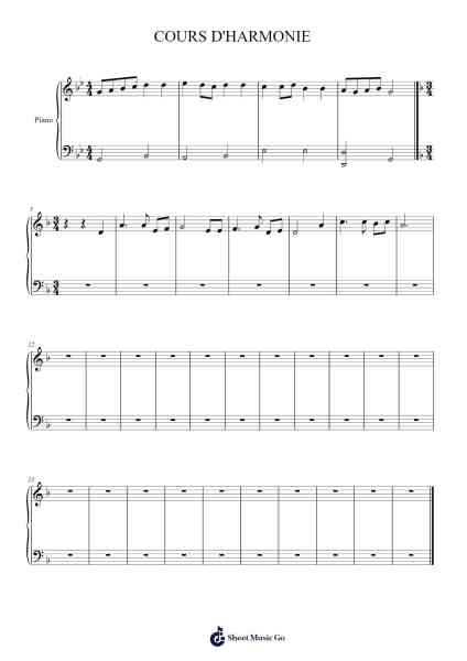 COURS D'HARMONIE 樂譜由 CVirot - 編曲 Woolfleen Juskirk