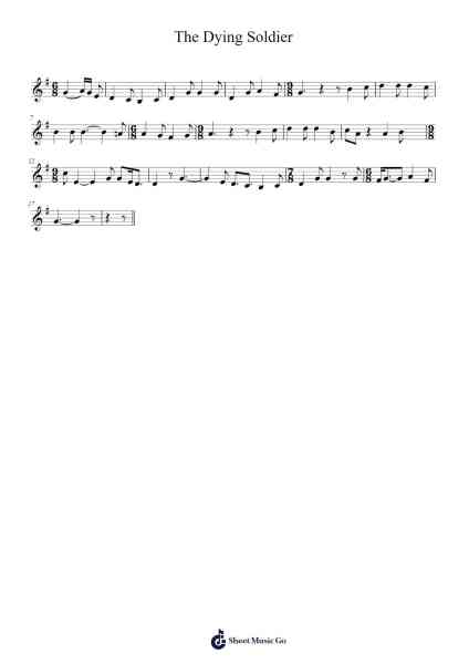 The Dying Soldier 乐谱由 undefined - 编曲 Trelyn