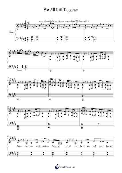 We All Lift Together Notenblatt von Keith Power-Arr.Janron