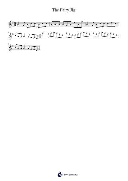 The Fairy Jig Sheet Music by undefined-Arr.Canzel