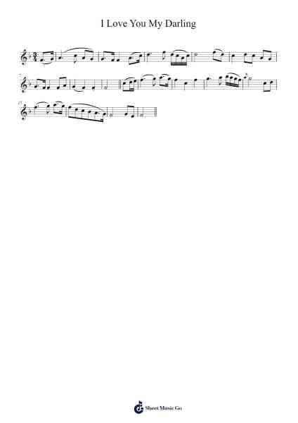 I Love You My Darling Sheet Music by MatrixHeart-Arr.Beardfaithe Kirkbia