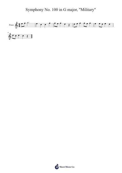Symphony No. 100 in G major, "Military" 樂譜由 Joseph Haydn - 編曲 Losopp Webslin