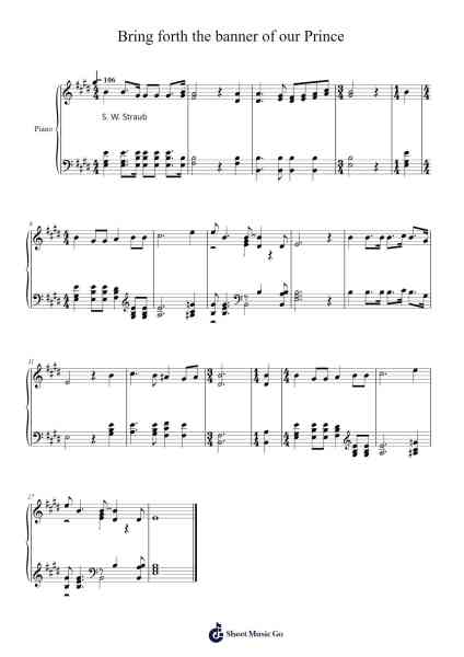 Bring Forth the Banner of Our Prince 楽譜 by Isaac Watts-Arr.Babmia