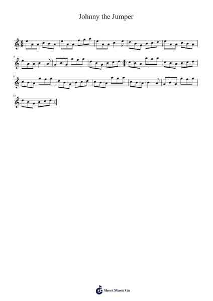 Johnny the Jumper Sheet Music by Trad-Arr.Boycelee