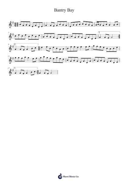 Bantry Bay 樂譜由 bernerbub - 編曲 Junerald