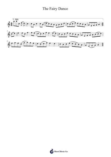 The Fairy Dance 樂譜由 Julian Chambers/Nathaniel Gow - 編曲 Lytnoah