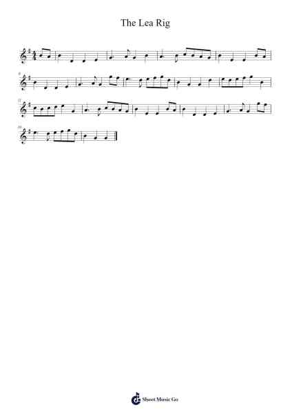 The Lea Rig Sheet Music by Peter_94-Arr.Wolflor Coltrid