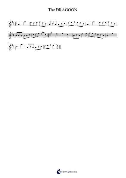 The DRAGOON Sheet Music by Laura Church-Arr.Dunngue Atsing