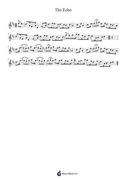 The Echo Notas de música por JulianChambers-Arr.Jersoon