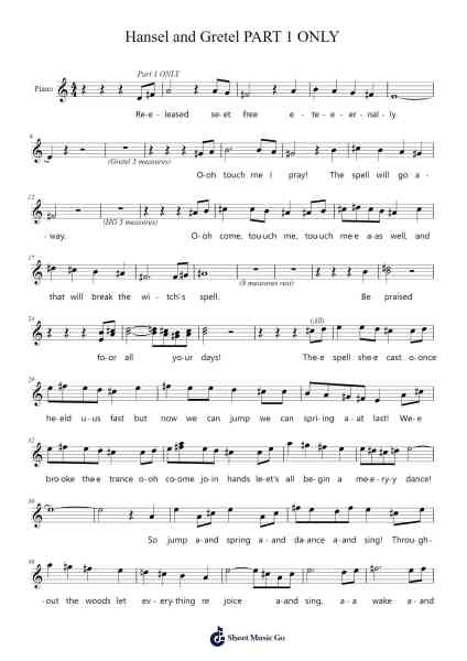 Hansel and Gretel PART 1 ONLY 樂譜由 undefined - 編曲 Blabott