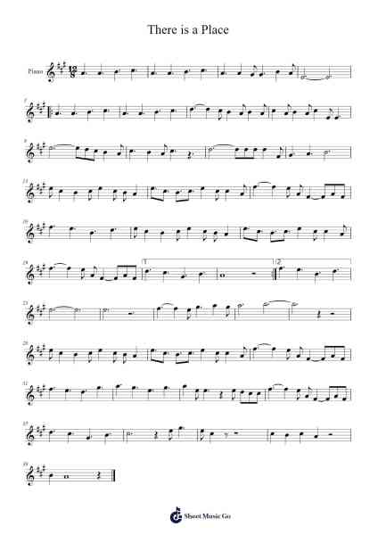 There is a Place Sheet Music by undefined-Arr.Wentio Termaltz