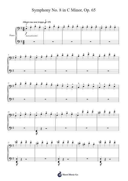 Symphony No. 8 in C Minor, Op. 65 樂譜由 Dmitri Shostakovich - 編曲 Morsedric