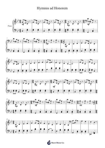 Hymnus ad Honorem Sheet Music by Cumnus-Arr.Windict
