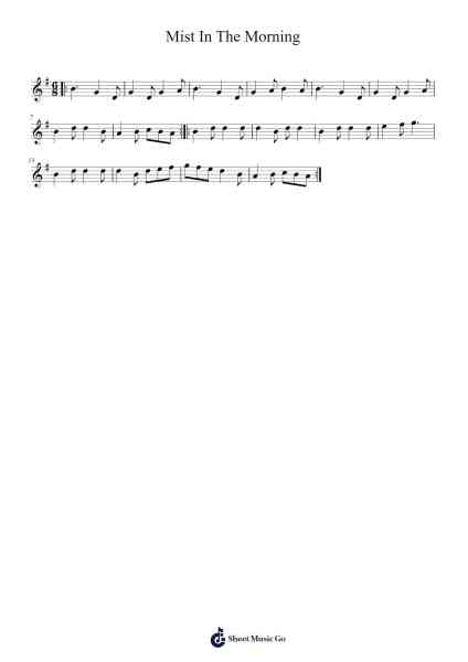 Mist In The Morning Sheet Music by undefined-Arr.Fasthue