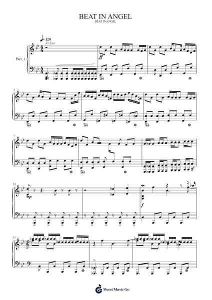 BEAT IN ANGEL Sheet Music by undefined-Arr.Vinwat