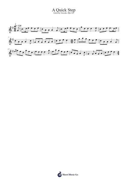 A Quick Step - Gallaway Sheet Music by Selo Lysel-Arr.Arkirk Janeien