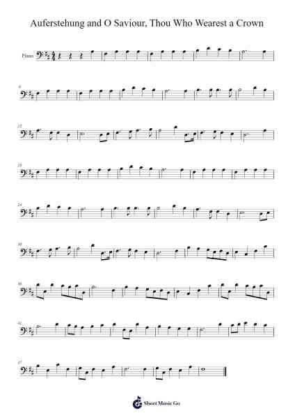 Auferstehung and O Saviour, Thou Who Wearest a Crown 樂譜由 undefined - 編曲 Harruth