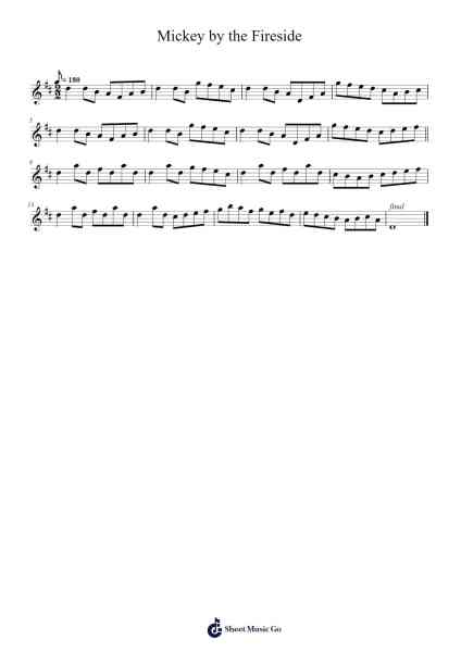 Mickey by the Fireside Sheet Music by Ayana Preston-Arr.Yerleen Virdean