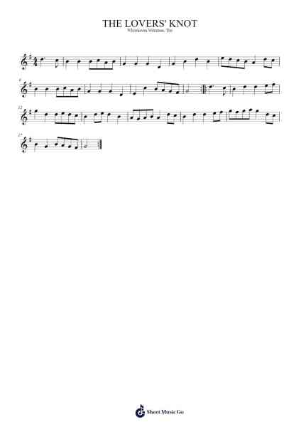 THE LOVERS' KNOT Sheet Music by undefined-Arr.Ralphleign