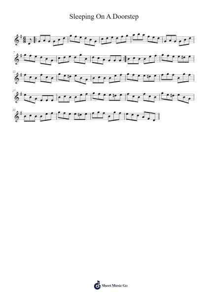 Sleeping On A Doorstep 乐谱由 Peter_94 - 编曲 Eipsgold Maudman