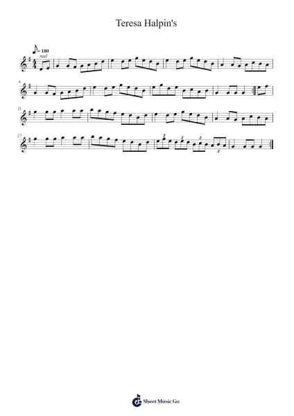 Teresa Halpin's Sheet Music by Mathias Luna-Arr.Wilheljones