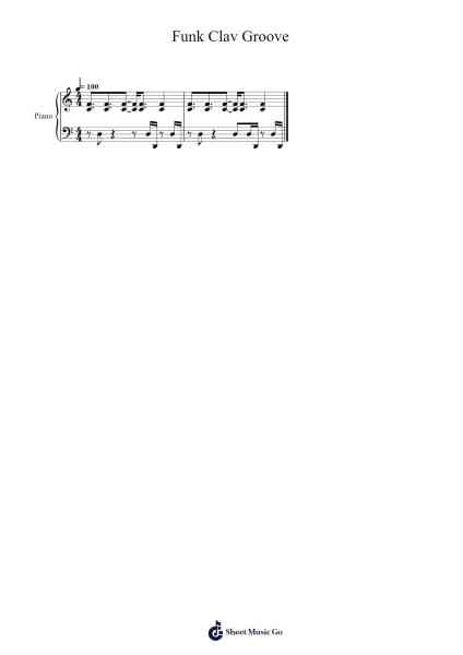 Funk Clav Groove 樂譜由 Guilhem Laulhere - 編曲 Simpmark
