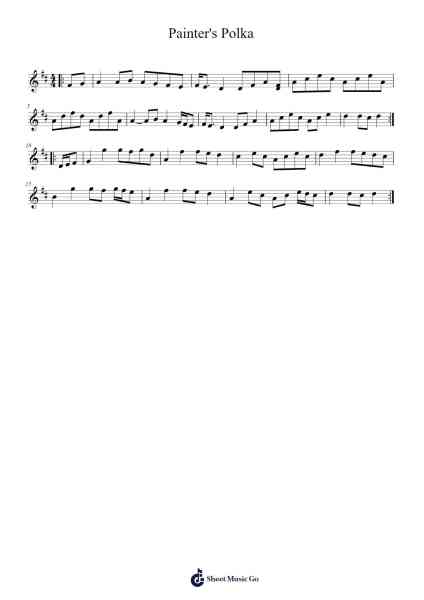 Painter's Polka Sheet Music by Peter_94-Arr.Kebert Jehan