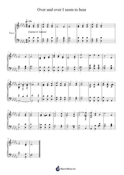 Over and Over I Seem to Hear 樂譜由 Isaac Watts - 編曲 Flonell