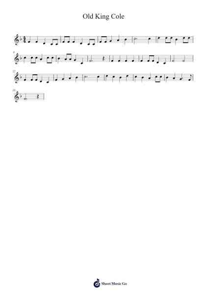 Old King Cole Sheet Music by MatrixHeart-Arr.Boothmore Petwald