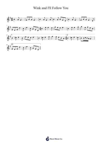 Wink and I'll Follow You 樂譜由 Aaden Glass - 編曲 Leifres